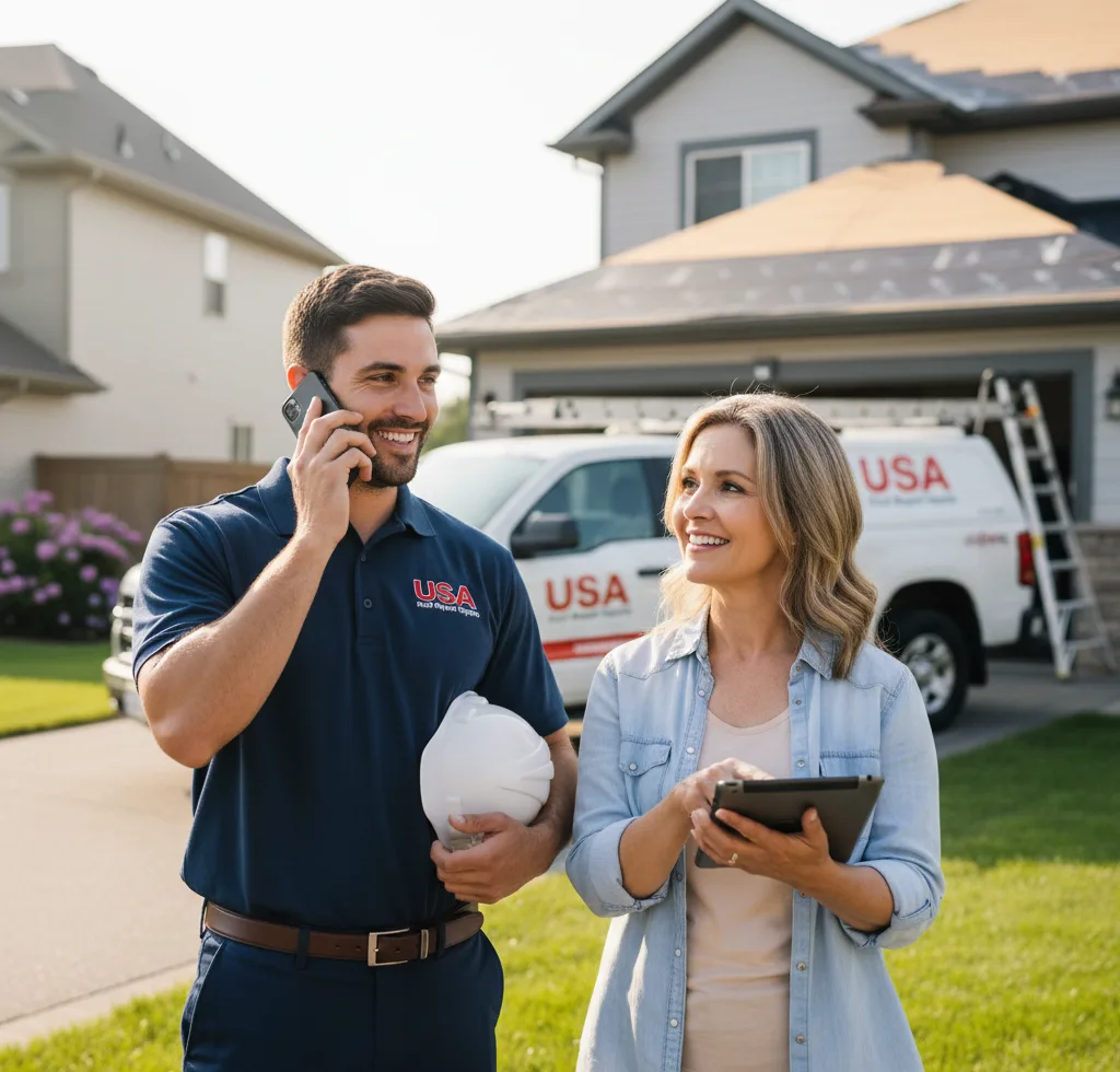 USA Roof Repair Experts customer support in Dewy Rose